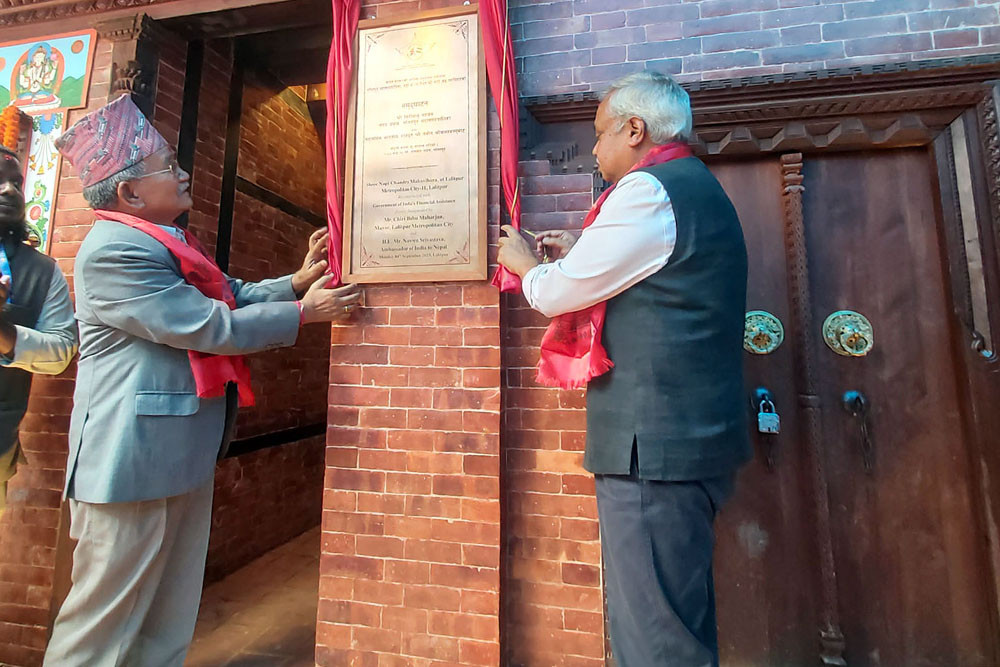 Indian govt's support in reconstruction of Nepal's heritage incomparable: LMC Mayor Maharjan